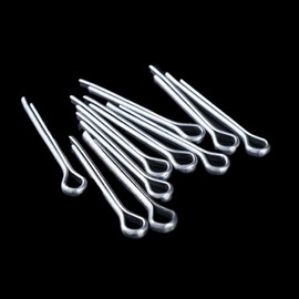 10Pcs Silver Bicycle Disc Brake Pads Lock Pins Bike Retaining Split Brake Cotter Pin for Bike Brake Pads MTB Road Bike Parts,Bike Brake Pads,Brake Parts