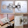 Cabinet Hinge Repair Plate,Kitchen Cupboard Door Hinge Repair Brackets with