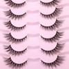 Lashes Natural Look False Eyelashes Wispies Short Faux Mink Lashes