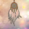 XEYOLHON Small Dream Catcher for Car Handmade Boho Hanging Decor