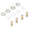 4pcs Door Lock Bolts 357837034 Cotter Pins ABS Metal Replacement
