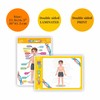 Laminated My Body Interactive Educational Poster Set for Kids (2-Pack)