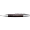 Faber Castell 148383 - E-Motion Twist Chrome/Wood Black Ballpoint Pen