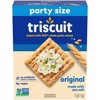 Triscuit Original Whole Grain Wheat Crackers, Vegan Crackers, Healthy Snacks,