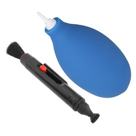 Lens Cleaning Air Blower, Strong Absorbent Professional Portable Camera Cleaning Kit for Digital Camera (Blue)
