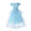 JerrisApparel Girls Princess Costume Puff Sleeve Fancy Birthday Party Dress