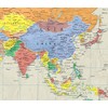 48x78 Huge World Contemporary Elite Wall Map Laminated