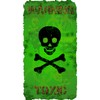 CafePress Funny Toxic Waste Rectangle Bumper Sticker Car Decal