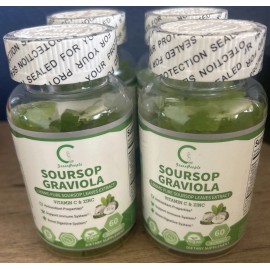 GreenPeople Soursop Graviola 60 Ct Gummies- 4 Count