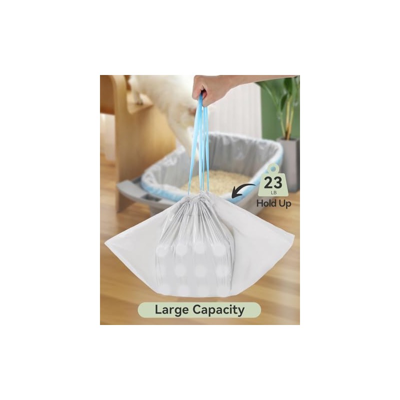 150 Count Automatic Cat Litter Box Bags for Petpivot Autoscooper