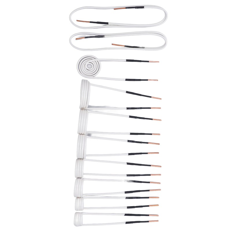 10PCS Induction Heater Coils 2.5mm Brass Core Electric Heat Induction