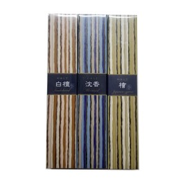 nippon kodo Kayuragi Incense Set of 3 Scents (Sandalwood, Aloeswood and Japanese Cypress) 40 Sticks in Each Scent