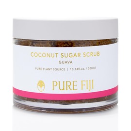 Pure Fiji Coconut Sugar Body Scrub, Guava (10.14 Oz /300ml)