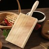 2Pcs Stable Pasta Maker Gnocchi Board Smooth Ergonomic Wooden Butter