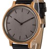 Zeit-Bar Slim Line Wooden Case Watch for Men and Women,