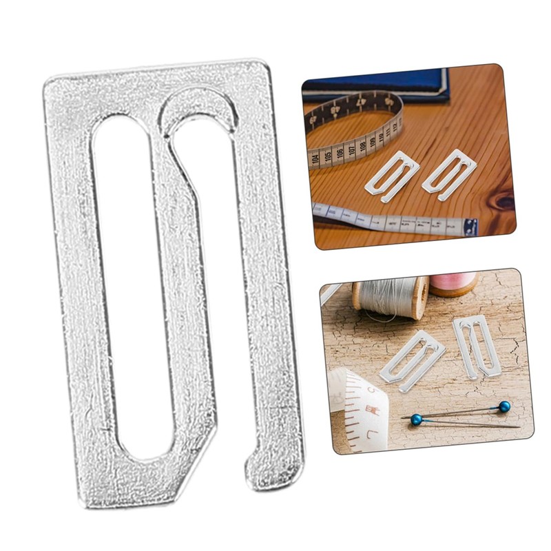 Mikinona 8pcs Barber Cape Clips Hair Cutting Cape Clasp Metal