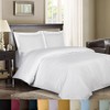Royal Hotel Stripe Ivory 3pc Full/Queen Comforter Cover (Duvet Cover