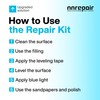 Granite, Marble & Porcelain Repair Kit (Clear, Black & Acrylic)