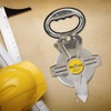50M Stainless Steel Tape Measure,Retractable Building Construction Surveying Tool for