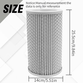 SYOWADA 1Pcs PECO Filter, HEPA Replacement Filter Replacement for Molekule Air Purifier