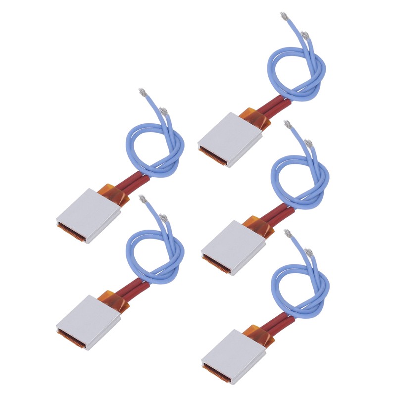 5pcs PTC Heating Element Automatic Constant Temp 110℃ Aluminum Shell
