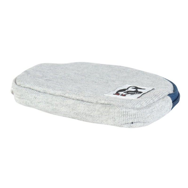 Half Round Coin Pouch Sweatshirt, H/Gray, One size