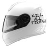 Kill All Tires! Auto Car Racing Motorcycle Helmet Decal -