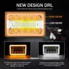 COLIGHT 4X 4x6" LED Projector Headlights For Kenworth T800 T600