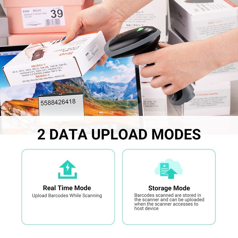 Tera Pro Series Extreme Performance Barcode Scanner 1D Wireless Laser,