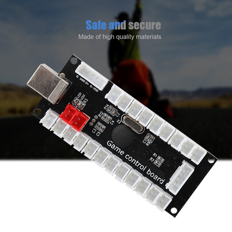 Arcade Game USB Encoder Controller with Acrylic Crystal Case for