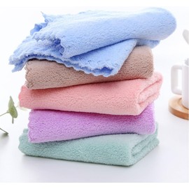 Marca Toallas Faciales De Microfibra Reutilizables 10 Piezas De PañOs De Coral Para Desmaquillado 9.84 X 9.84 Cm Colores Aleatorios Para Limpieza Facial Suave Y Efectiva