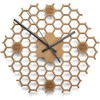 Wall Clock in Open Honeycomb Shape - Creative and Modern