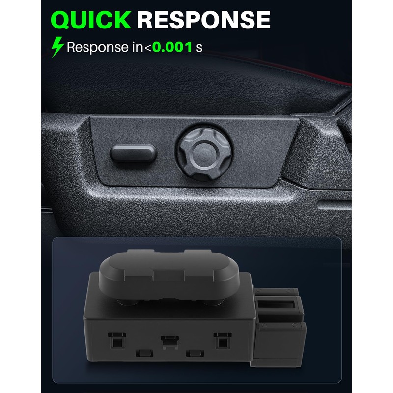 Dacall Driver/Passenger Side Power Seat Adjustment Switch Fit for Ford