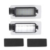 Motoforti LED License Plate Lights, Rear Tag Light Kit Assembly,