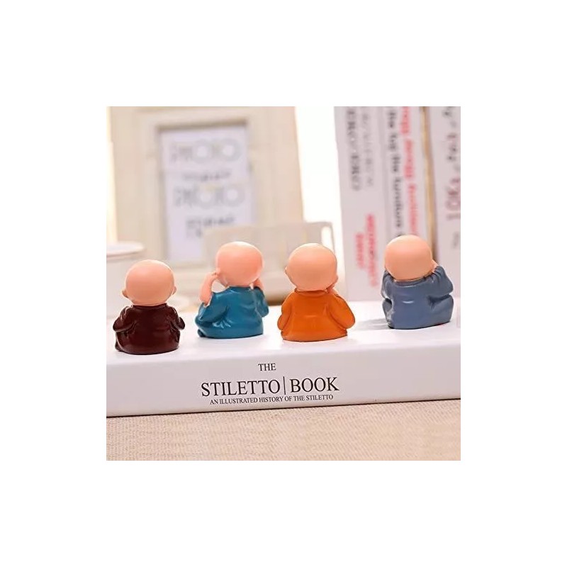 Star Future Figura Monjes Sabios Resina Adornos Decorativos Para Coches