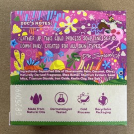 Dr. Squatch Limited Edition SEA STAR SHENANIGANS Natural Soap Bar SpongeBob