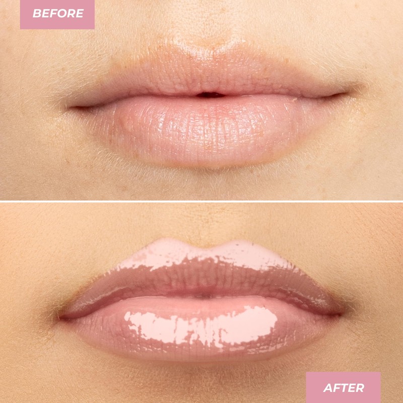 MCoBeauty Hot Lip Plump - High-Gloss Lip Enhancer, Cinderella, Vegan,