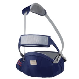 SONARIN Multifunctional Breathable Baby Hip Seat, Ergonomic Waist Stool, Baby Carrier, Hipseat, Hip Carrier, Abdominal Carry with Safety Belt & Shoulder Strap for 3-36 Months (Blue)