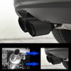 Vechkom 2.5 "Inlet to 3.5" Outlet Exhaust Tip 7.48'' overall
