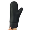 kuizipuro Potholder Oven Mitt Kitchen Grips Chef's Mitt, Large, Black,