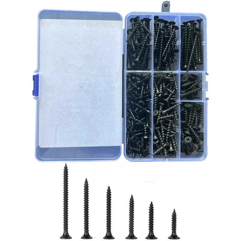 FASTENPOWER #6 Bugle-Head Coarse Thread Drywall Screws Assortment Kit, 6