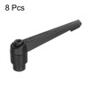sourcing map 8pcs Adjustable Clamping Lever Handles M10 Female Thread