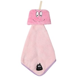 Marushin 5525002700 Hanging Towel, Micro Material, Barbapapapa, Going out with Barbapapa, Kindergarten, School Entrance Goods, Kindergarten, Elementary School, Girls