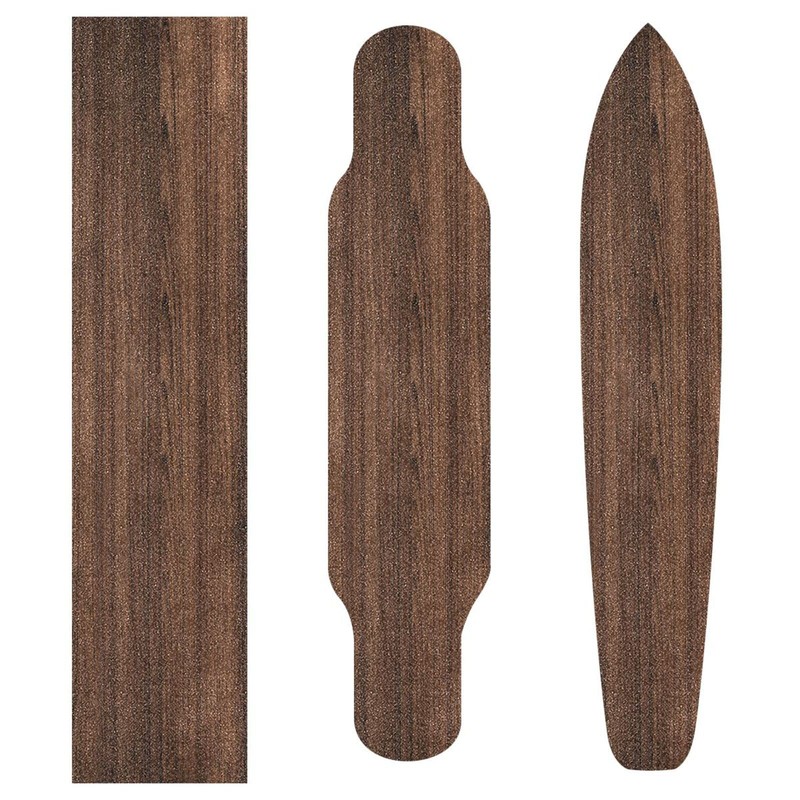 Kigai Brown Wood Texture Skateboard Grip Tape Deck Sandpaper for