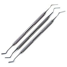 Heideman 2mm, 2.5mm, 3mm Filling Restorative Spatulas Set of 3 Pieces Dental Instruments
