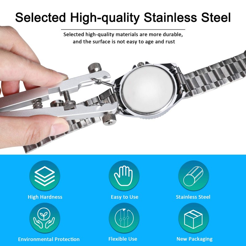TEXNEWS Watch Spring Bar Plier Tool Set with Durable 10