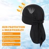 Cooling Durag Bandana Cap Hat Absorbs Sweat Headscarf Underhelmet Bandana