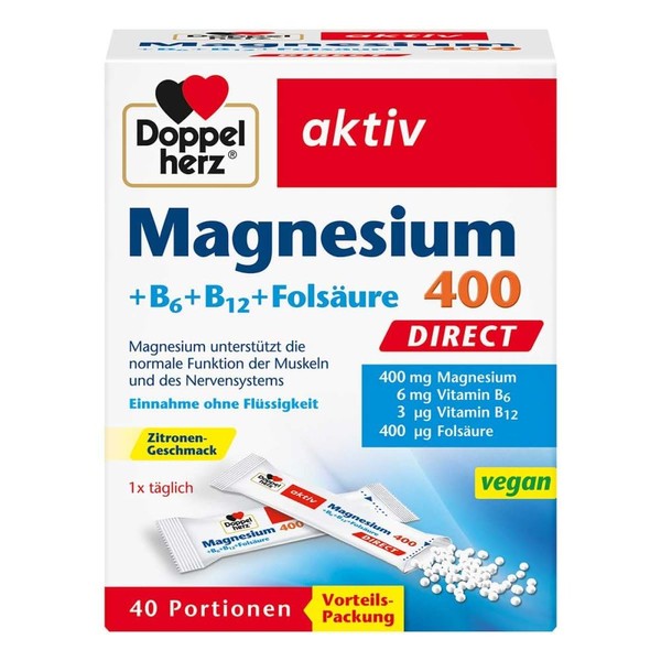 Doppelherz Magnesium + B Vitamins Direct Pellets