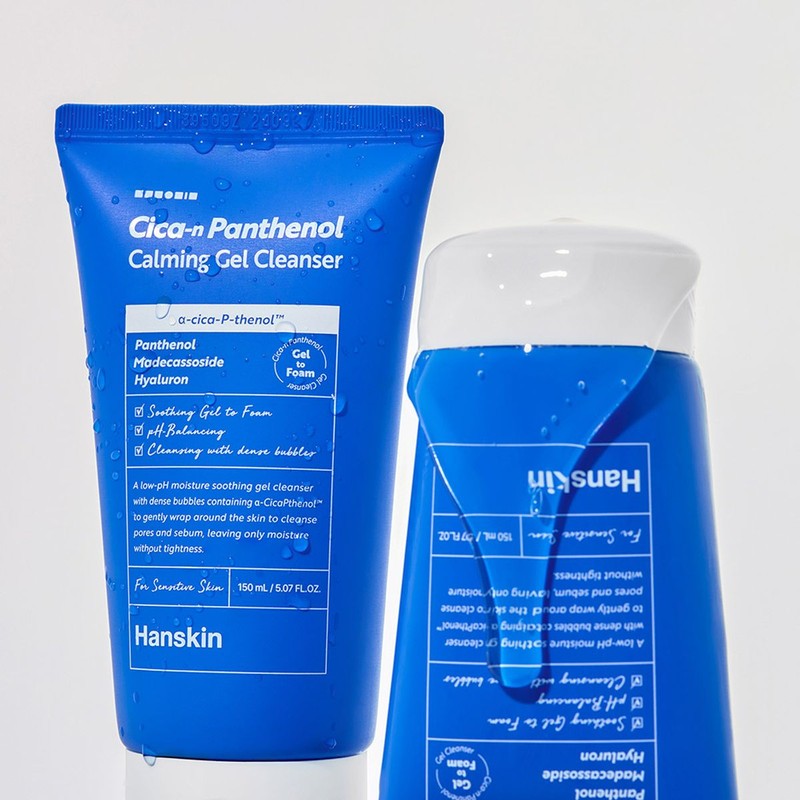 Hanskin Cica Panthenol Soothing Gel Cleanser 150ml