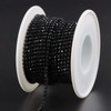 Jerler 10 Yards Crystal Rhinestone Trim SS6.5/2.0mm Close Chain for